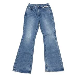 Kimhekim High Rise Flare Leg Jeans Women's 25 Y2K